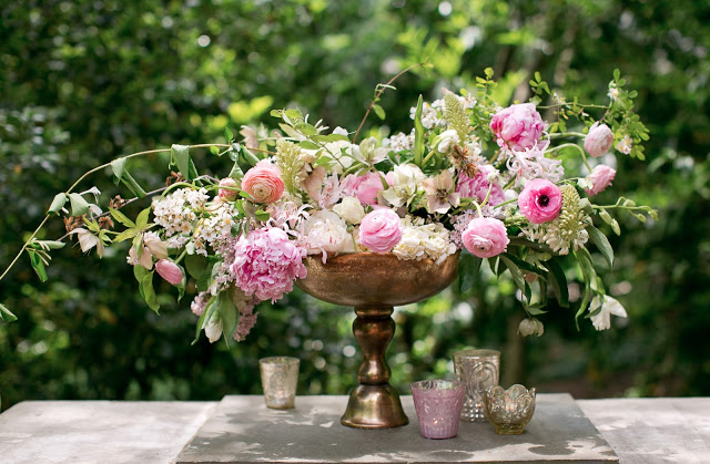 Styling by Ginny Branch; florals by Amy Osaba; photography by Becca Stanley;  products from Accent Decor