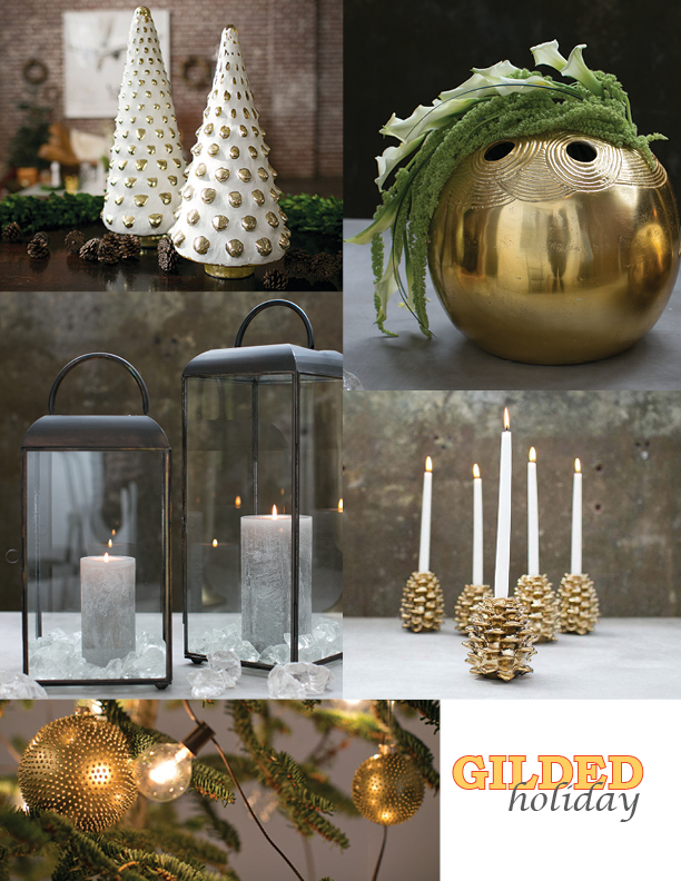 Gilded Holiday Trend from Accent Decor